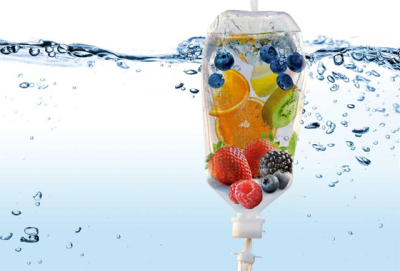IV bag with vitamin blend